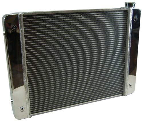 PRW 5401925 Aluminum Radiator with Polished End Tank and Top Cover for GM