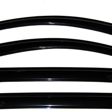 Auto Ventshade 94608 Original Ventvisor Side Window Deflector Dark Smoke, 4-Piece Set for 2006-2012 Toyota Rav4