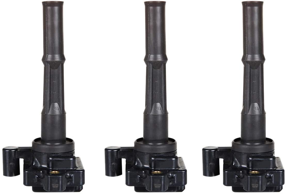 ENA Pack of 3 Ignition Coils compatible with 95-04 Toyota - Tacoma Tundra 4Runner T100-3.4L V6 fit 90919-02212 C1041 UF156 UF-156