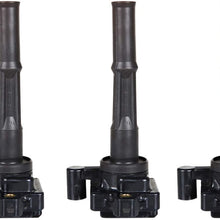 ENA Pack of 3 Ignition Coils compatible with 95-04 Toyota - Tacoma Tundra 4Runner T100-3.4L V6 fit 90919-02212 C1041 UF156 UF-156
