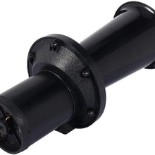 Car Horn, 12V 110DB Auto Car Truck Antique Vintage Old Style Horn Siren AHH-OOO-GAH AHOOGA OOGA(Black)