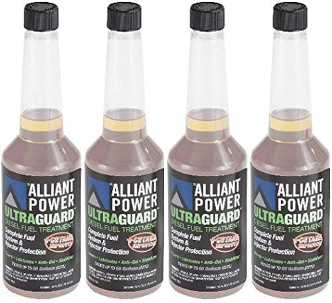 Alliant Power ULTRAGUARD Diesel Fuel Treatment - 4 Pack of Pints # AP0501