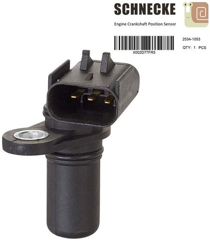 Schnecke 1PCS Crank shaft Crankshaft Position Sensor Compatible with CHRYSLER PT CRUISER SEBRING VOYAGER DODGE CARAVAN NEON STRATUS SX 2.0 JEEP LIBERTY TJ WRANGLER