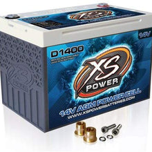 XS Power D1400 14V 2,400 Amp AGM Battery with Terminal