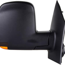 Ineedup Side Mirror Side View Mirror Fit for 2008-2012 Honda Accord Sedan Power Adjusting Stainless Mounting Manual-Folding GM1321397 15227416