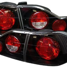 Spyder Honda Accord 98-00 4Dr Tail Lights - Red Clear