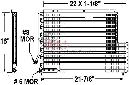 OSC Cooling Products 4359 New Condenser