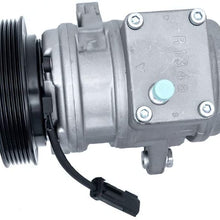 FKG AC Compressor and A/C Clutch CO 22034C fit for 1999-2004 Jeep Grand Cherokee 4.0L, 2000-2006 Jeep TJ 4.0L, 1999-2006 Jeep Wrangler 4.0L