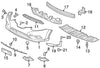 62210-4BA0A Nissan Stay-front bumper, rh 622104BA0A