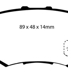 EBC Brakes DP41193R Yellowstuff Street And Track Brake Pads