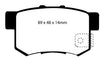 EBC Brakes DP41193R Yellowstuff Street And Track Brake Pads