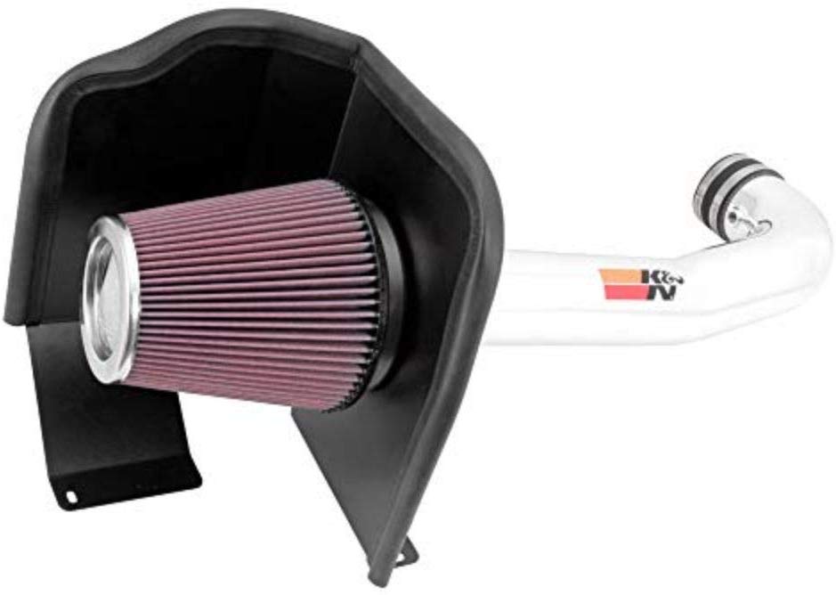 K&N Cold Air Intake Kit with Washable Air Filter: 2014-2020 Chevy/GMC/Cadillac (Silverado 1500, Suburban, Tahoe, Sierra 1500, Yukon, Yukon Denali, Escalade) V8, Polished Metal Finish, 77-3082KP