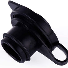 ORANDESIGNE Gas Can Vent Cap Push in Vent Replacement Cap Gas Container Breather Part Allow for Faster Flowing Fuel Fit Any Fuel Gas Water Diesel Can (Black(10))