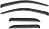 Optimal Co 2019-2020 Smoke Tinted Tape-On Side Window Vent Visor Deflectors Rain Guards for Chevrolet Silverado 1500 & for GMC Sierra 1500 Crew Cab Pickup Truck - 4 Piece Set