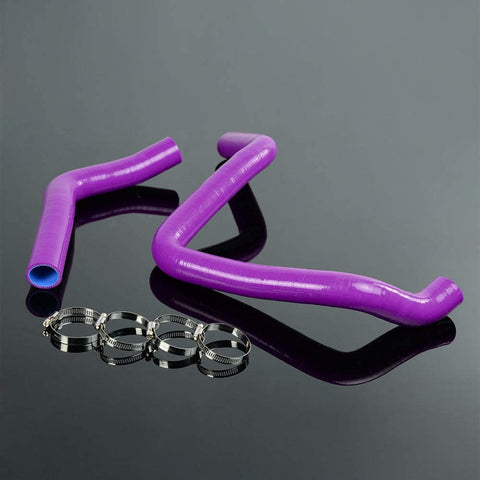Silicone Radiator Hose Kit Clamps For Acura Integra Honda CIVIC Type R DC2 EK4/9 DOHC B16A/B B18C (not for CRX EG6 B16A) Purple
