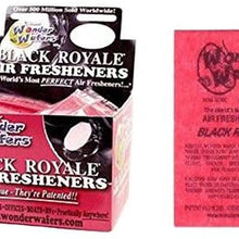 Wonder Wafers 100 Count INDIVIDUALLY WRAPPED Automobile Professional Use Air Fresheners Car and Truck Detail Black Royale