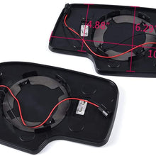 One Pair Fits For 2003-2006 Chevrolet Silverado Suburban Avalanche Tahoe GMC Sierra Yukon Power Heated Signal Replacement Mirror Glass w/Turn Signal Driver Left and Passenger Right Side(For 2Plugs)