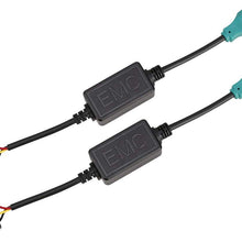 H4 9003 Anti-Flicker Decoder LED Headlight Canbus Error Free Resistor Decoder Adapter Flash Warning Canceller for Jeep Wrangler 7'' Led Headlight