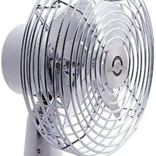 United Pacific RV Car Truck Semi Boat Dash Mount Heavy Duty Metal 2 Speed Fan /4 Blade/7" Cage