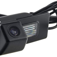 Backup Camera Waterproof Rear-View License Plate Rear Reverse Parking Camera for Chevy Loava/Aveo/Lacetti/Captiva/Cruze/Eplca/Estate Spark HRV Aveo Trailblazer (Model A= 100x29 mm (Screw Style))