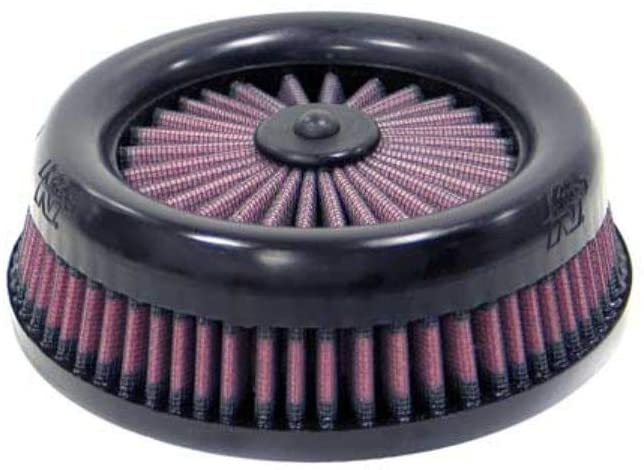 K&N Universal X-Stream Clamp-On Air Filter: High Performance, Premium, Replacement Filter: Flange Diameter: 3.8125 In, Filter Height: 2.125 In, Flange Length: 0.75 In, Shape: Round, RX-4130-1