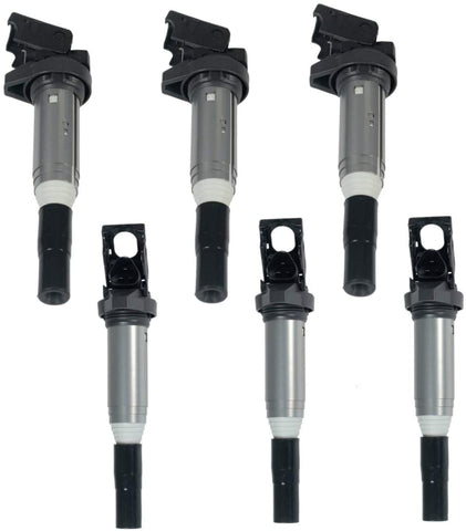 Set of 6 Ignition Coils Pack for BMW E60 E61 E70 E71 E82 E88 E90 E91 E93 F10 F25 F30 E85 E89 Mini Cooper