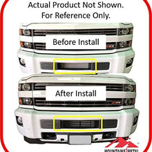 Mountains2Metal High Country White Edition Bumper Grille Insert Compatible with Chevy Silverado 2015-2019 2500 and 3500 M2M #400-130-1-W