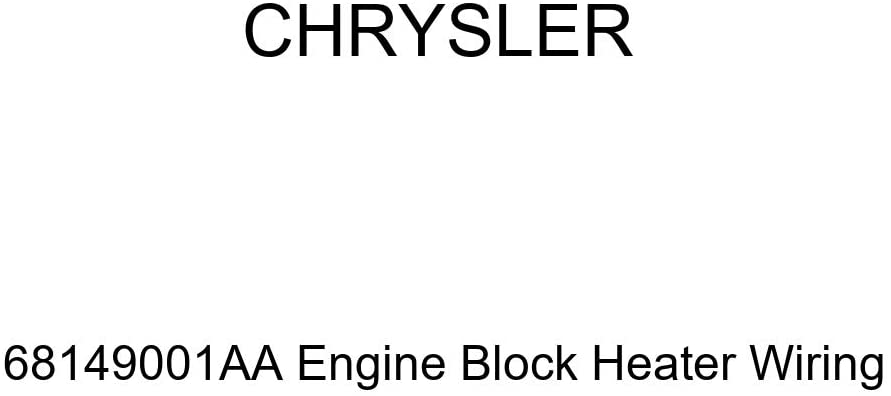 Genuine Chrysler 68149001AA Engine Block Heater Wiring