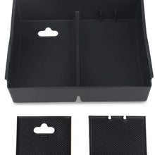 VANJING Center Console Insert Organizer Tray Compatible for Select 2011-2019 Toyota Sienna Vehicles with A Car Cleaner Brush