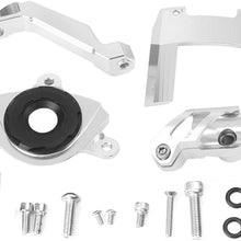 Mallofusa Motorcycle Stabilizer Steering Damper Bracket Mount Holder Kit Compatible for Kawasaki Z1000 2015 2016 2017 Green