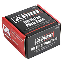 ARES 55012 - Herramienta de tapón de filtro de aceite de aluminio – Compatible con motores diesel Dodge Ram 2500 y 3500 5.9L y 6.7L Cummins – Eliminar e instalar filtros de aceite sin derrames – Mango ergonómico en T