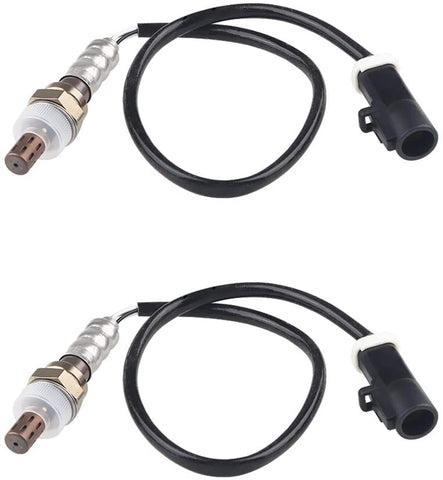 JDMON 2 Pcs O2 Oxygen Sensor Upstream&Downstream for Ford F150/Explorer/Escape/Expedition,for Lincoln Navigator/Town Car, for Mazda,Mercury Grand Marquis/Mountaineer Sable Replaces15716,15717 (2 Pcs)