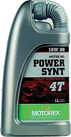 Motorex Power Synthetic 4T Oil - 10W60 - 1L. 406-100