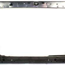 Radiator Support Assembly Compatible with 1987-1991 Ford F-150 Black Steel with Gas Engine