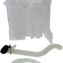 Windshield Washer Tank Assembly compatible with Nissan Versa 07-11/Nissan NV200 13-17 W/Pump Inlet Hose and Cap