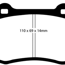 EBC Brakes DP31140C Redstuff Ceramic Low Dust Brake Pad