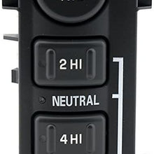 4WD 4x4 Switch - Replaces 19168767, 15709327, 901-062 - Fits Chevy Silverado 1500, 2500HD Suburban, Avalanche, GMC Sierra 1500, 2500, Yukon - 4 Wheel Drive Selector - Year Models 1999-2002
