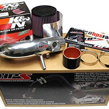 HPS 27-524P Polish Short Ram Air Intake Kit with Heat Shield (Non-CARB Compliant)