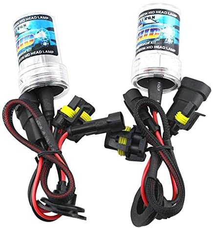 Zone Tech H11-8K Xenon Replacement Headlight Bulb, Set of 2 (HID H11 8000K)