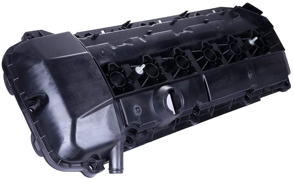 SCITOO Engine Valve Cover with Gasket 11127512839E Replacement for BMW X3 X5 Z4 325Ci 325Xi 330Ci BMW 525i 530i 2002-2006 Valve Cover Gasket Set