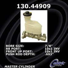 Centric Parts, Inc. 131.44909 New Master Cylinder
