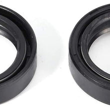 Fork Oil Seal,33x46x11mm Pair Front Damper Oil Fork Seal 91255-413-881 Fits for Honda CB360 1974
