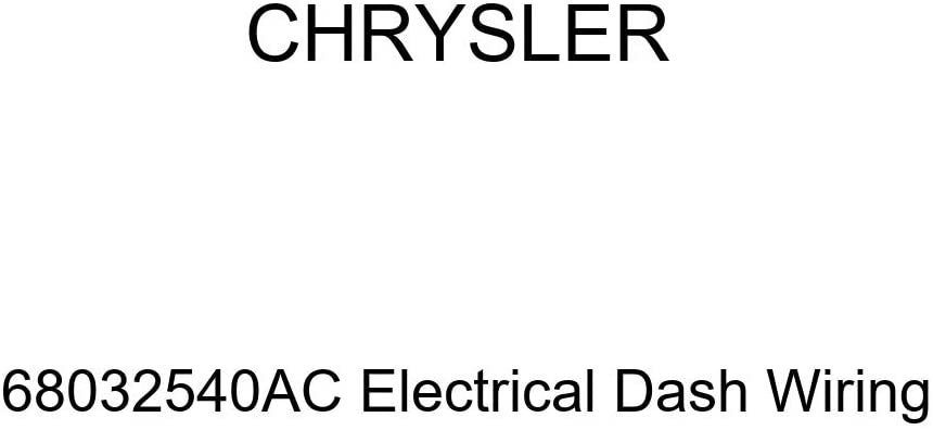 Genuine Chrysler 68032540AC Electrical Dash Wiring