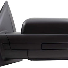 Brock Drivers Power Side View Mirror Replacement for 09-14 Ford F150 Pickup Truck Left Textured w/Spotter Glass replaces BL3Z 17683 BA BL3Z17683BA