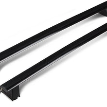 DNA MOTORING RR-HL-004 Aluminum Roof Rack Rail Cross Bar+Lock [for 11-18 Jeep Grand Cherokee]