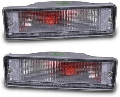 SPPC Bumper Lights Clear For Nissan Hardbody Pickup - (Pair) - Turn Signal Lamp