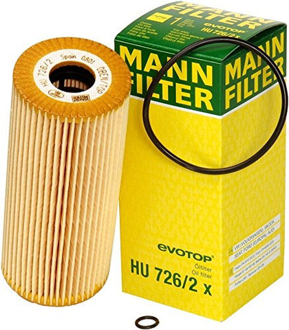 Mann-Filter HU 726/2 X filtro de aceite sin metal