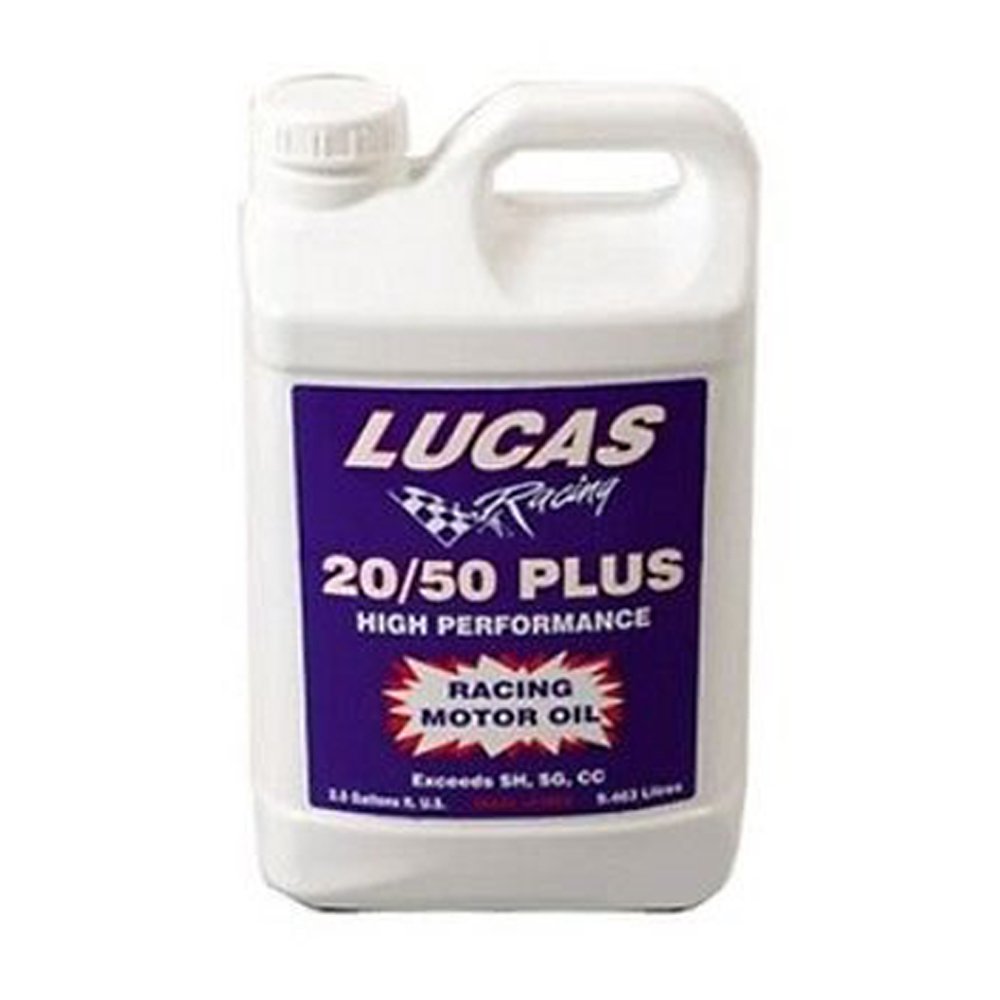 20502 New Lucas 20W-50 Plus Racing Motor Oil 2.5 Gallon High Performance Formula