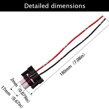 GZXY H11 H8 880 881 High Temperature Ceramic Wire Harness Socket Female Adapter for Headlight Fog Light 2 pcs