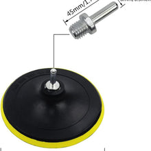 Coceca 7pcs 6 Inches Polishing Pad Kit, Sponge and Wool Polishing Pad Set with M14 Drill Adapter